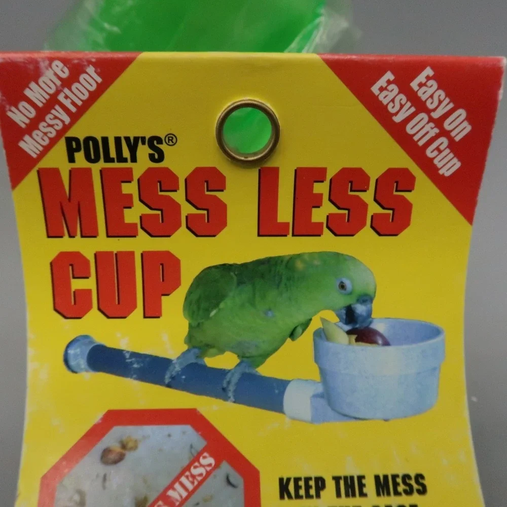 No Mess Bowl Bird Cage Bird Feeder Cup  Parrot Canary Small Cockatiel